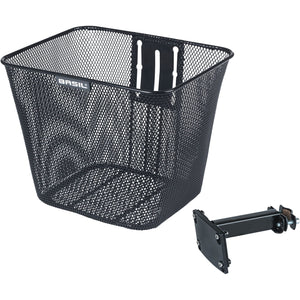 Basil Bilbao FM Front Basket fixed black