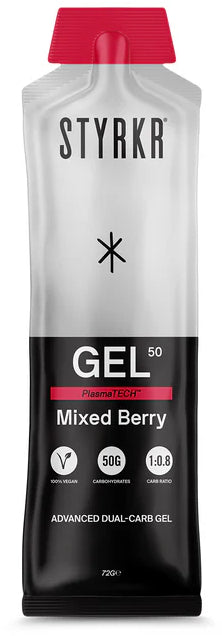 STYRKR - GEL50 Mixed Berry Dual-Carb Energy Gel