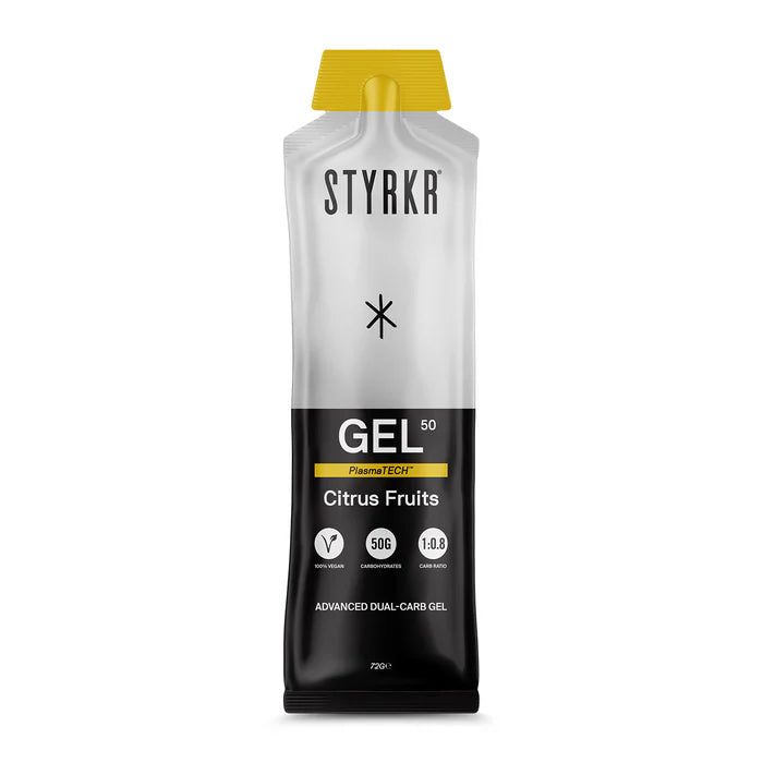 STYRKR - GEL50 Citrus Fruits Dual-Carb Energy Gel