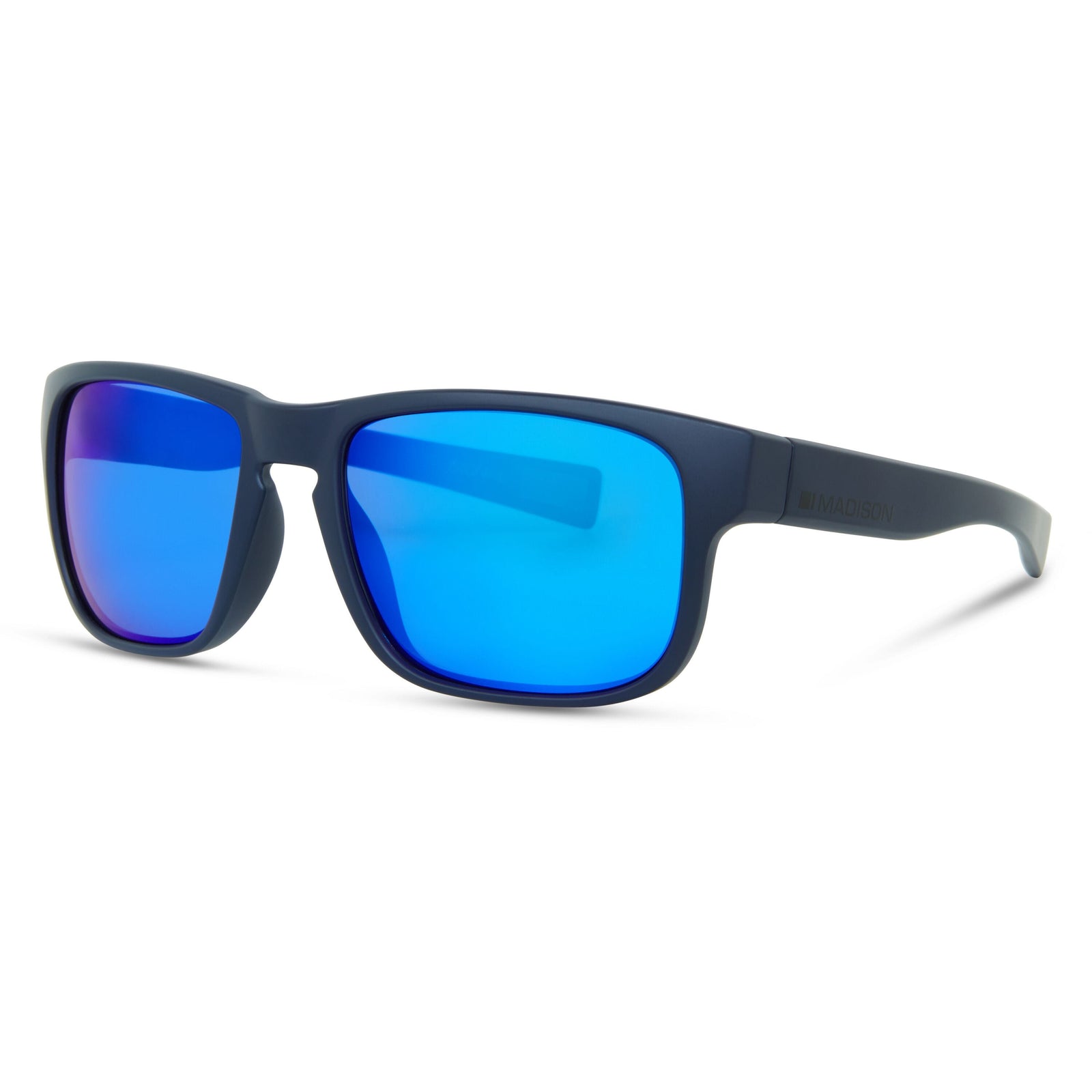 Signal Ink Navy Sunglasses - Blue Mirror Lens