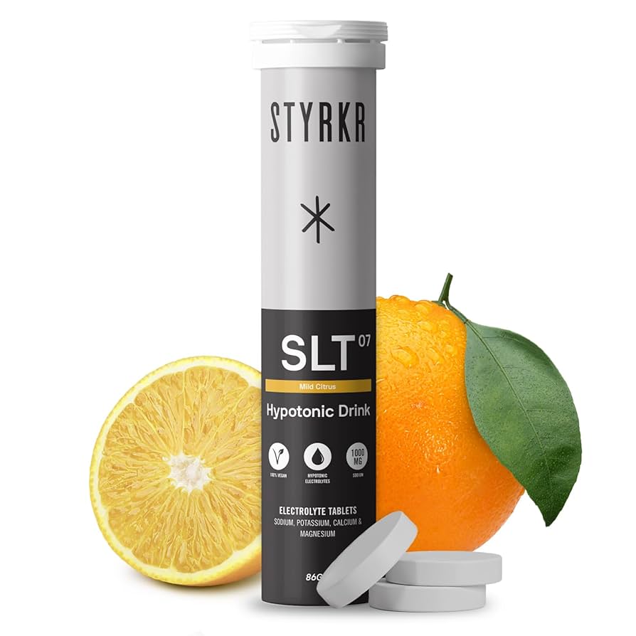 STYRKR - SLT07 1000 mg Sodium Hydration Mild Citrus Tablets x12